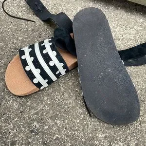 adidas Shoes Adidas Adilette Ankle Wrap Sandals Poshmark